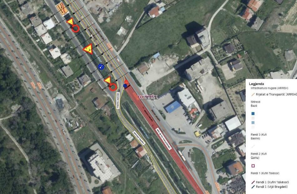 Projekti per monitorimin e trafikut, ja segmentet rrugore qe bllokohen, datat dhe fashat orare